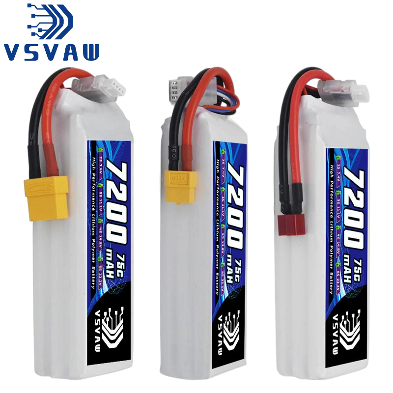 Drone Battery Lipo - VSVAW 3S Lipo Battery 11.1V 7200mah