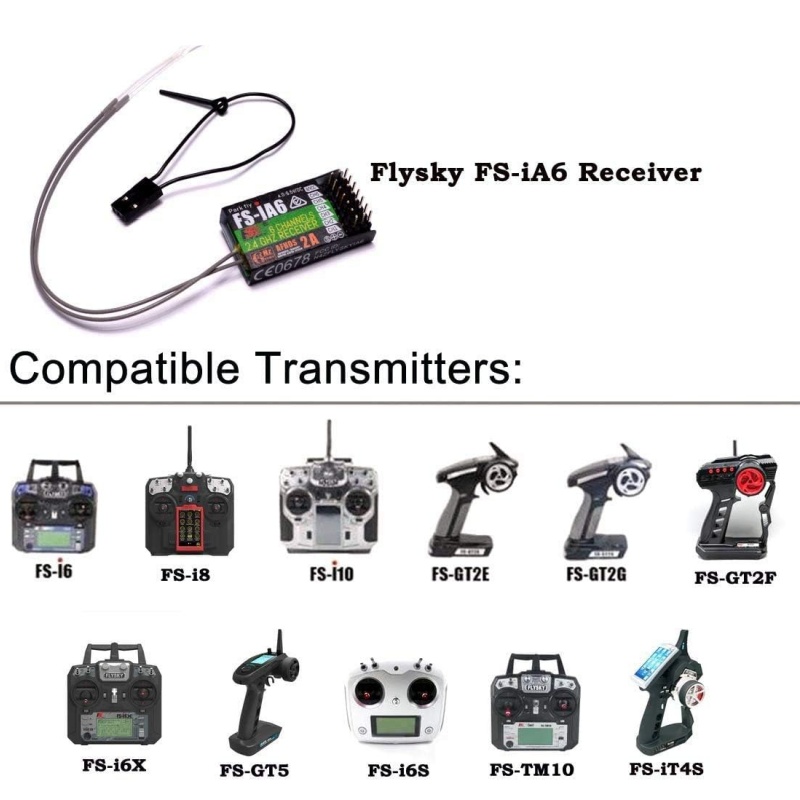 Flysky FS-IA6 Receiver 6CH Dua - مراجعة Drone Battery Plate وسعره