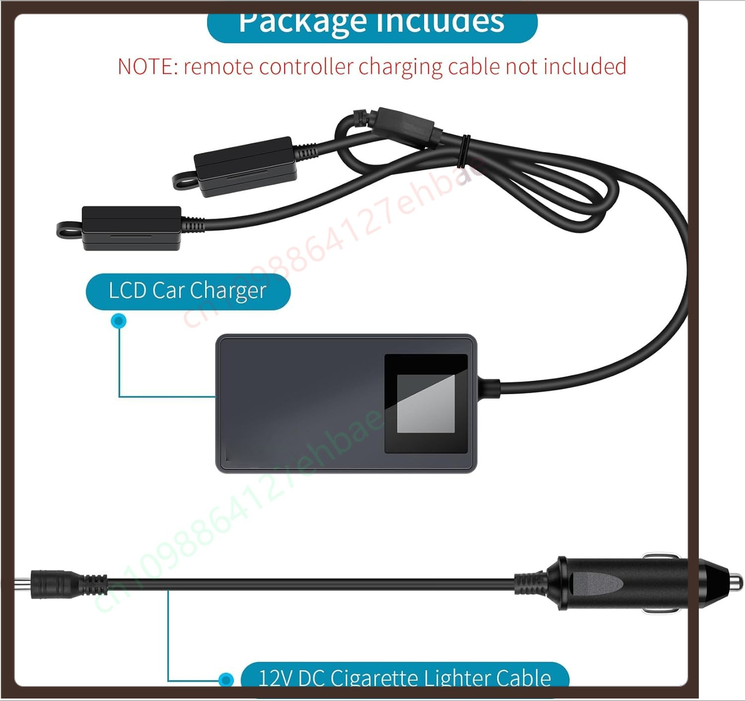 LCD battery car charger for DJ - مراجعة Drone Battery 3S وسعره