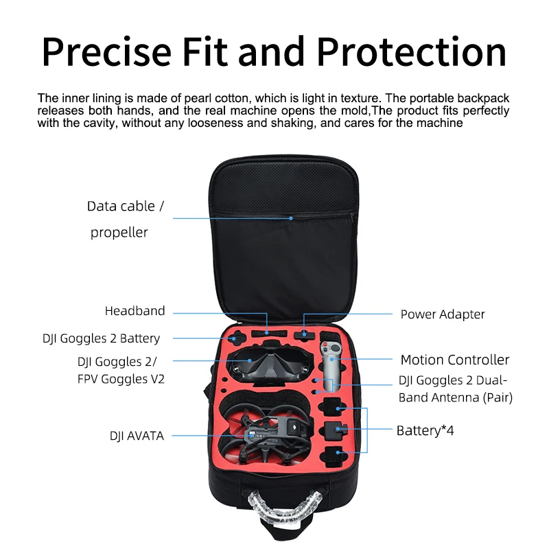 Portable Case Backpack Nylon W - مراجعة Drone Battery Bag وسعره
