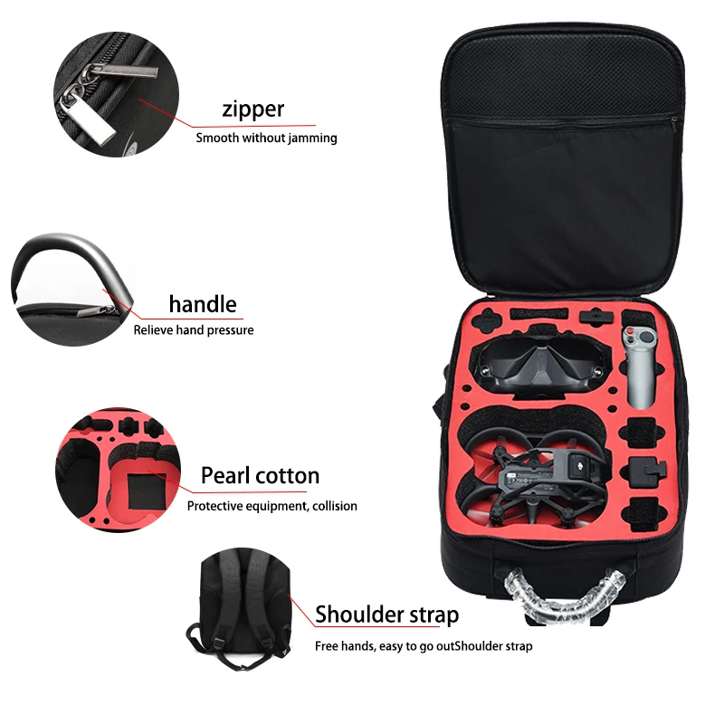 Portable Case Backpack Nylon W - مراجعة Drone Battery Bag وسعره