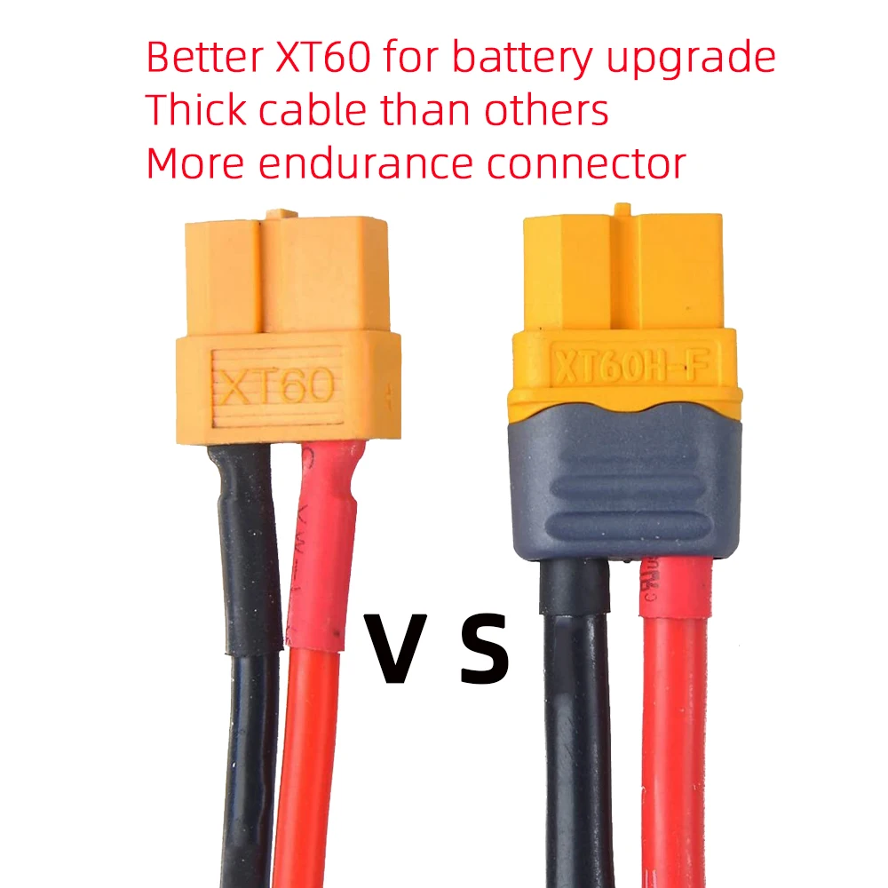 4/10 PCS with Sheath XT60 Male - مراجعة Drone Battery Connector وسعره