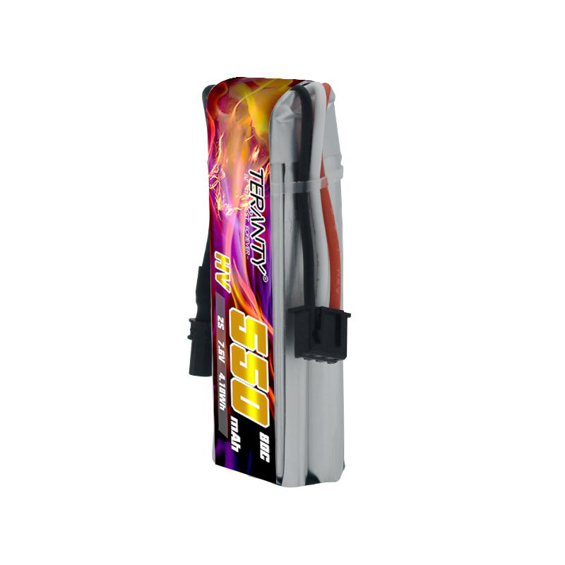 TERANTY 2S 7.6V 550mAh 80C HV  - مراجعة Drone Battery High Voltage وسعره
