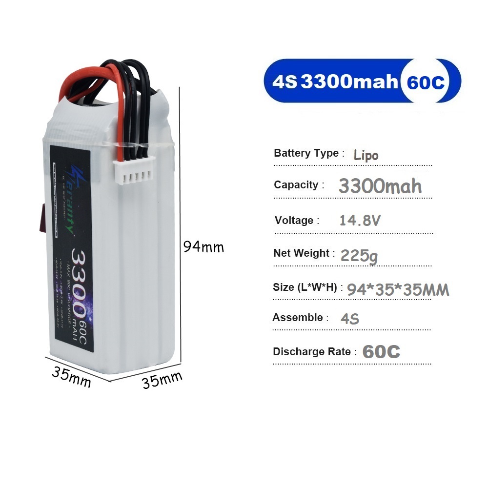 LiPo Rechargeable Battery 4S 3 - مراجعة Drone Battery Lipo وسعره
