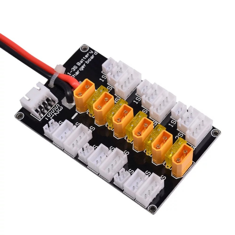 XT30 Plug Lipo Battery Paralle - مراجعة Drone Battery Parallel Board وسعره