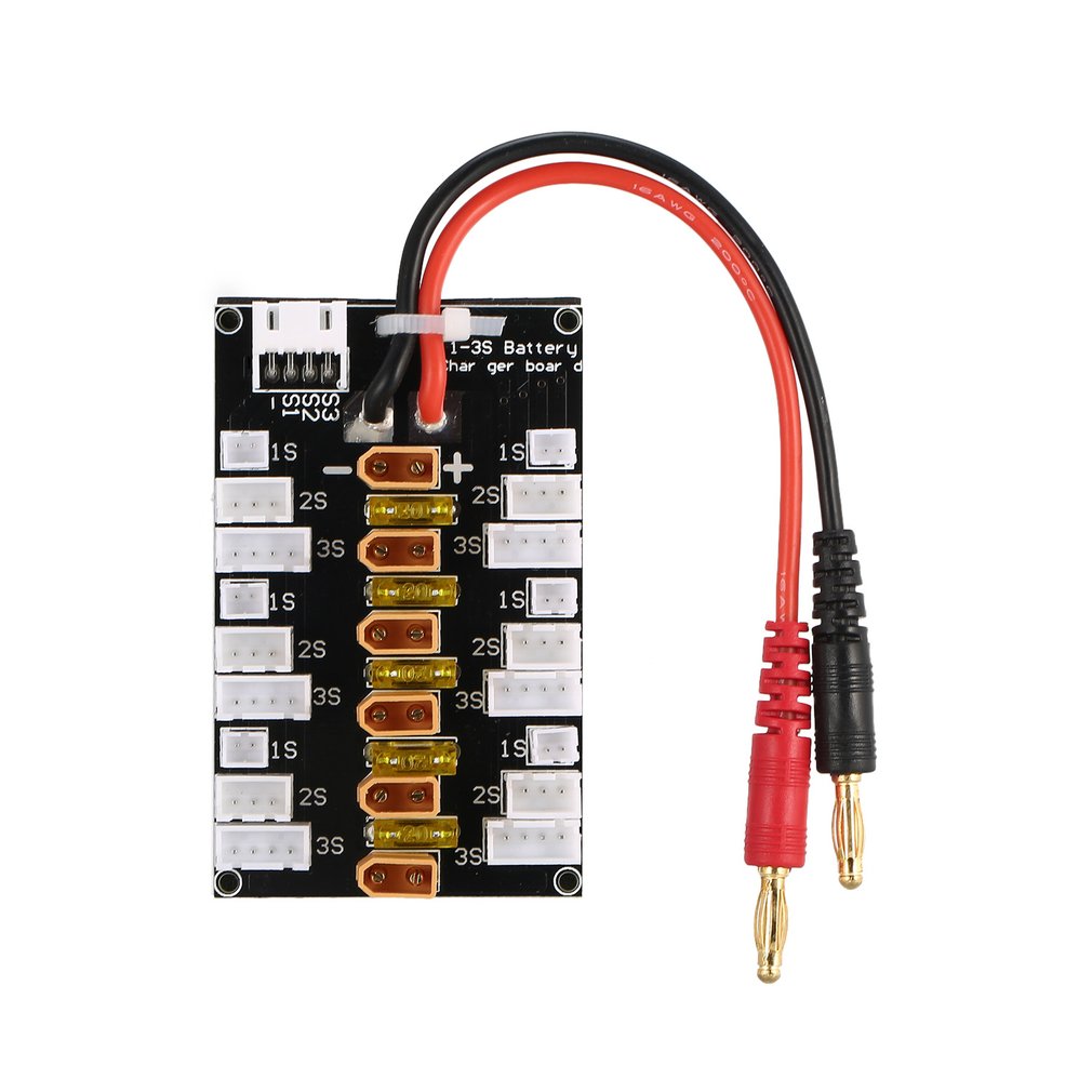 RC Lipo Battery Parallel Charg - مراجعة Drone Battery Parallel Board وسعره