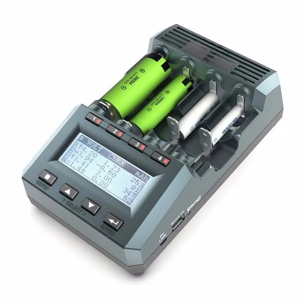 MC3000  Smart 4 Slots LCD Disp - مراجعة Drone Battery Smart وسعره