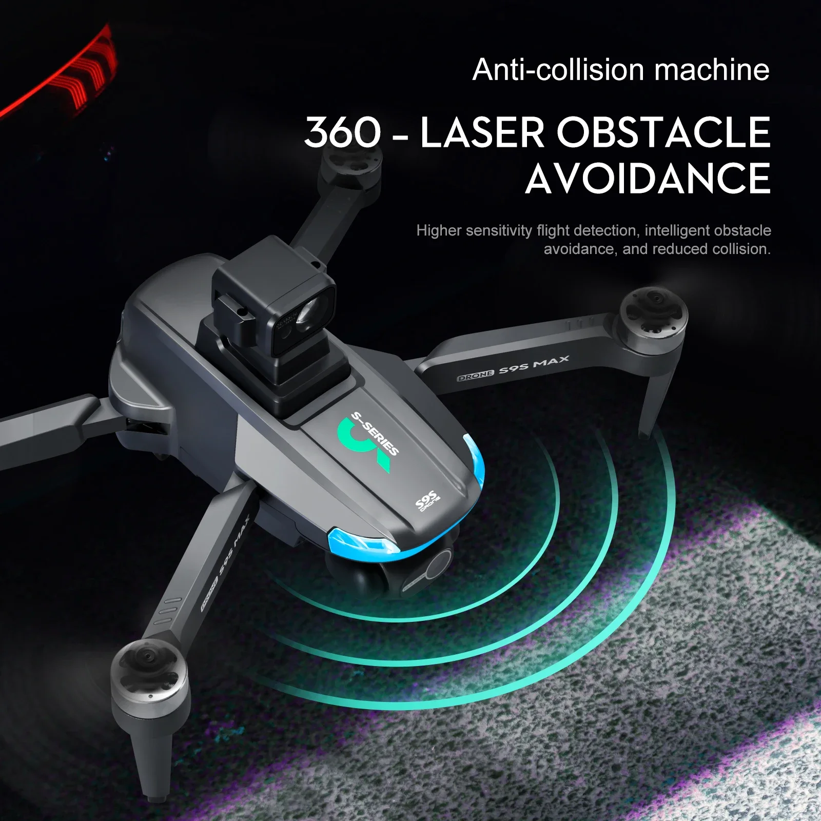 NEW S9S MAX MINI Drone 4K 2-Ax - مراجعة Drone Battery Case وسعره
