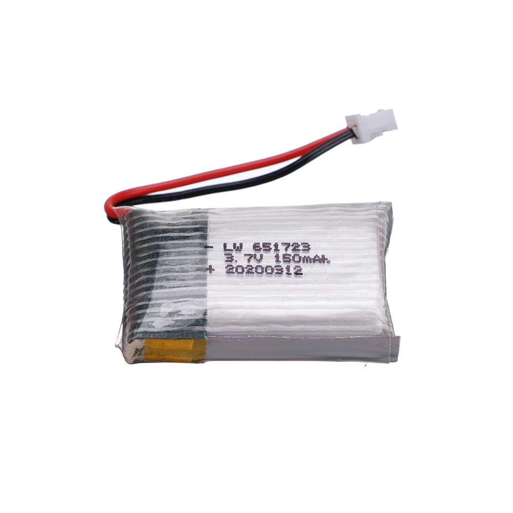 3.7V 150mah 651723 for H20 S8  - مراجعة Drone Battery Lipo وسعره