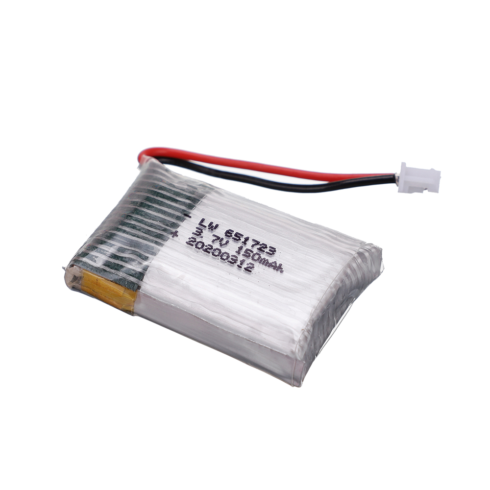 3.7V 150mah 651723 for H20 S8  - مراجعة Drone Battery Lipo وسعره