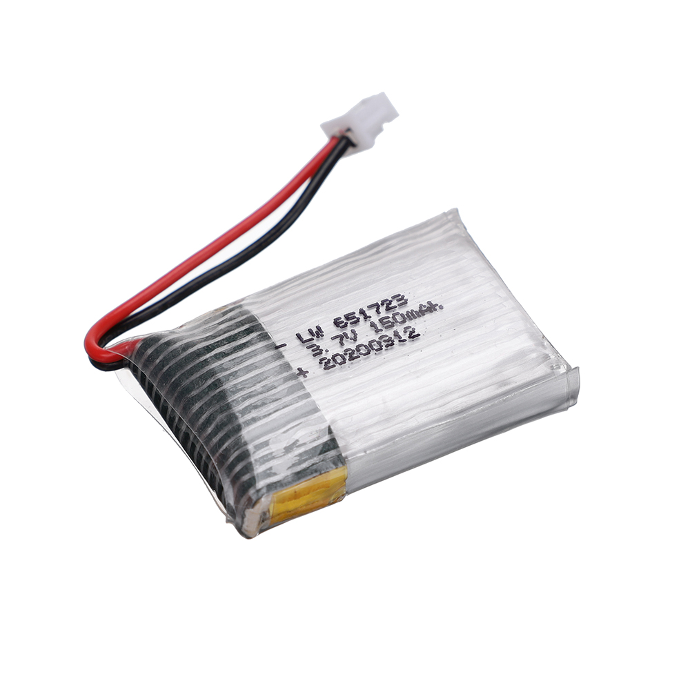 3.7V 150mah 651723 for H20 S8  - مراجعة Drone Battery Lipo وسعره