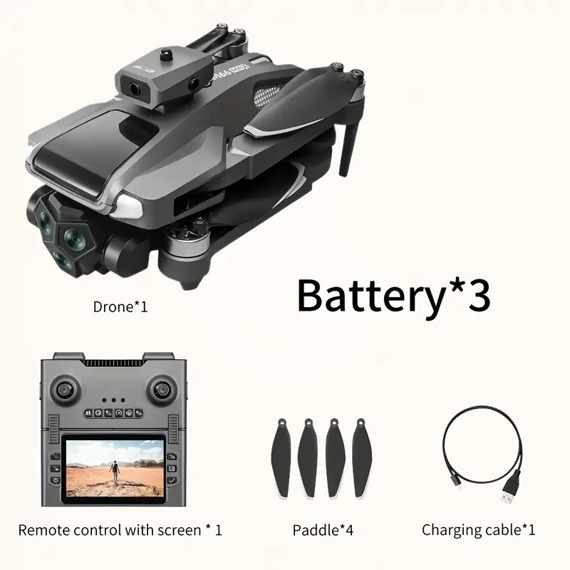 New M66 Triple Battery Brushle - مراجعة Drone Battery Smart وسعره