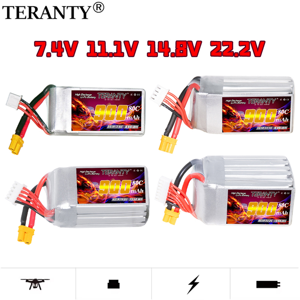 TERANTY 2S 3S 4S 6S 7.4V 11.1V - مراجعة Drone Battery 6S وسعره