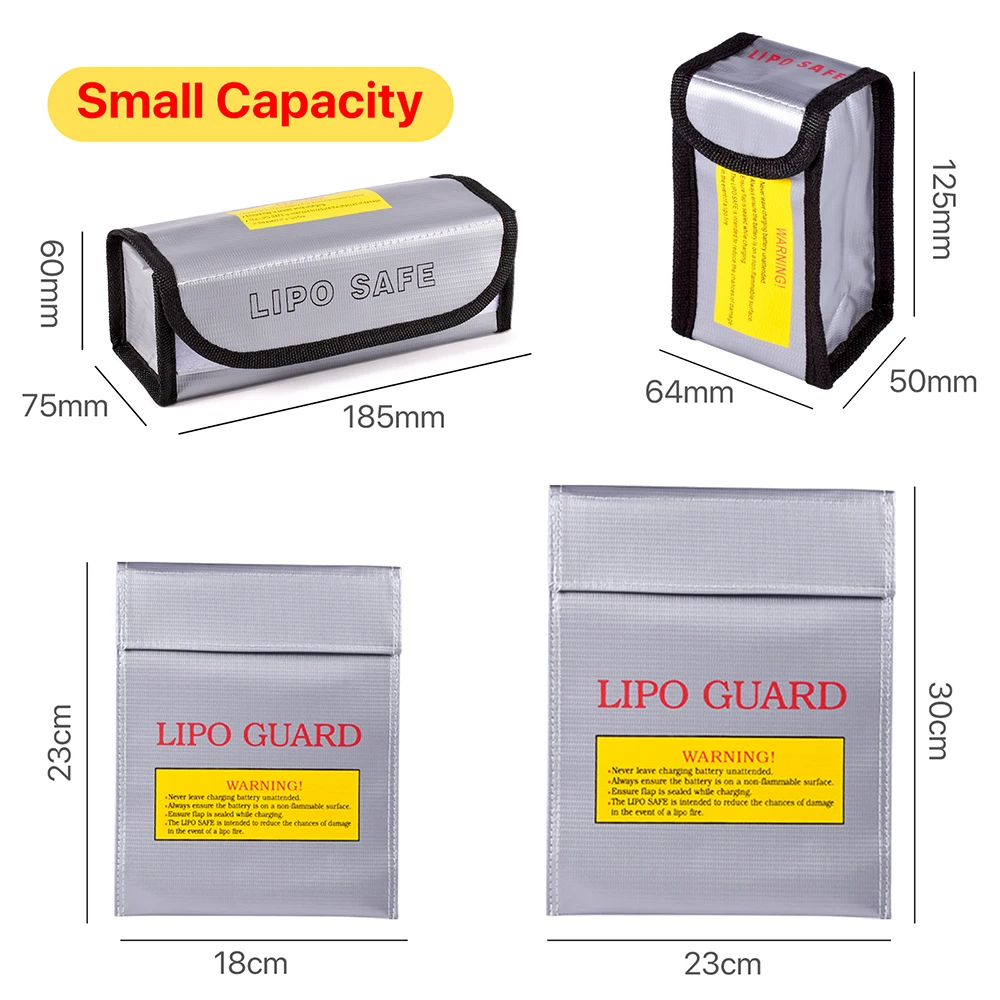 Portable Fireproof Waterproof  - مراجعة Drone Battery Bag وسعره