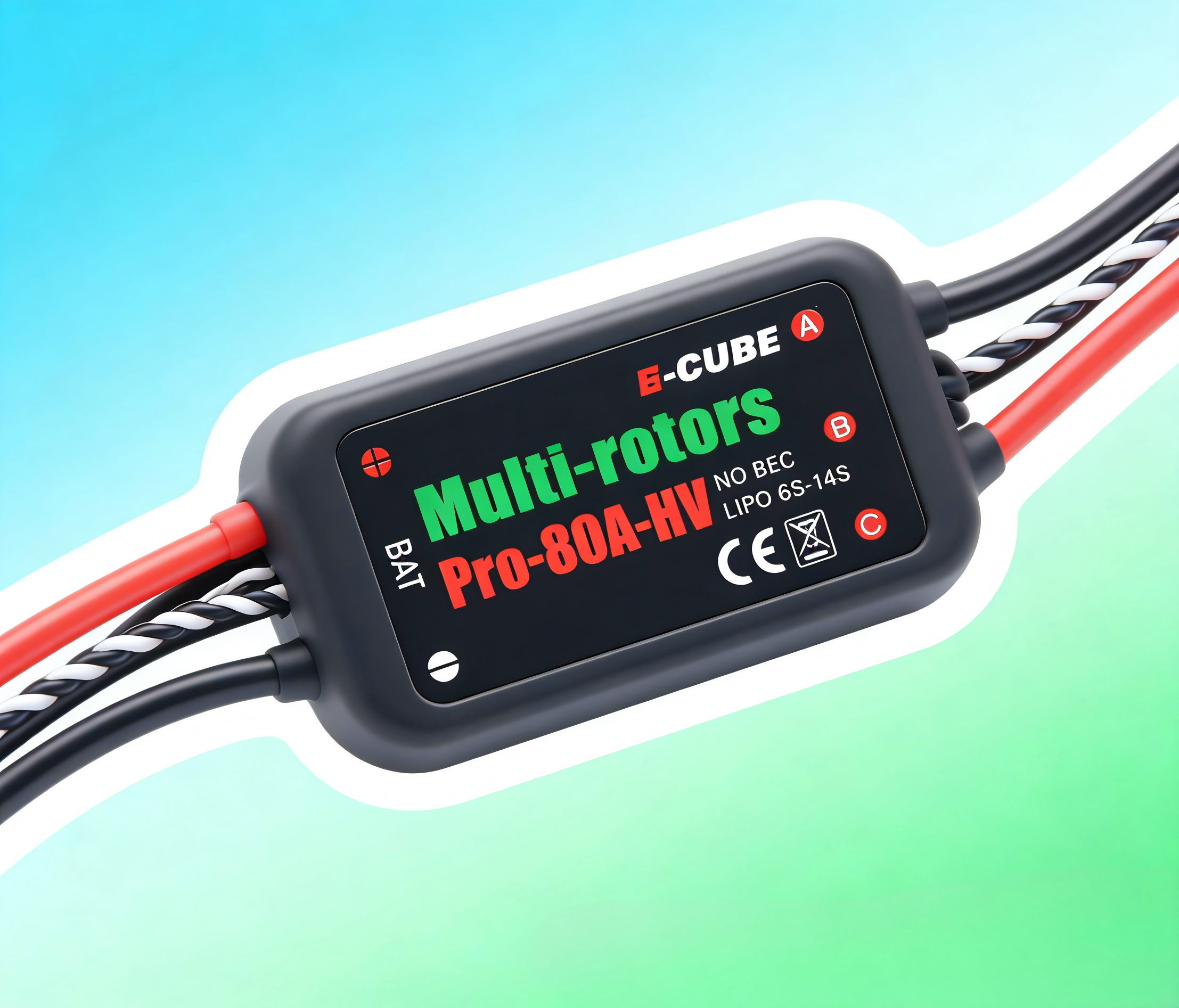 HotRC B-CUBE Multi-rotors pro  - مراجعة Drone Battery High Voltage وسعره