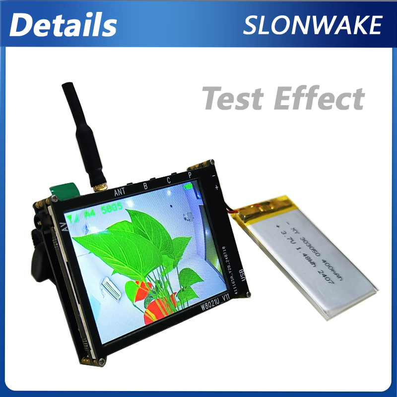 Micro 5.8G 56CH 2.4 Inch LCD 4 - مراجعة Drone Battery Plate وسعره