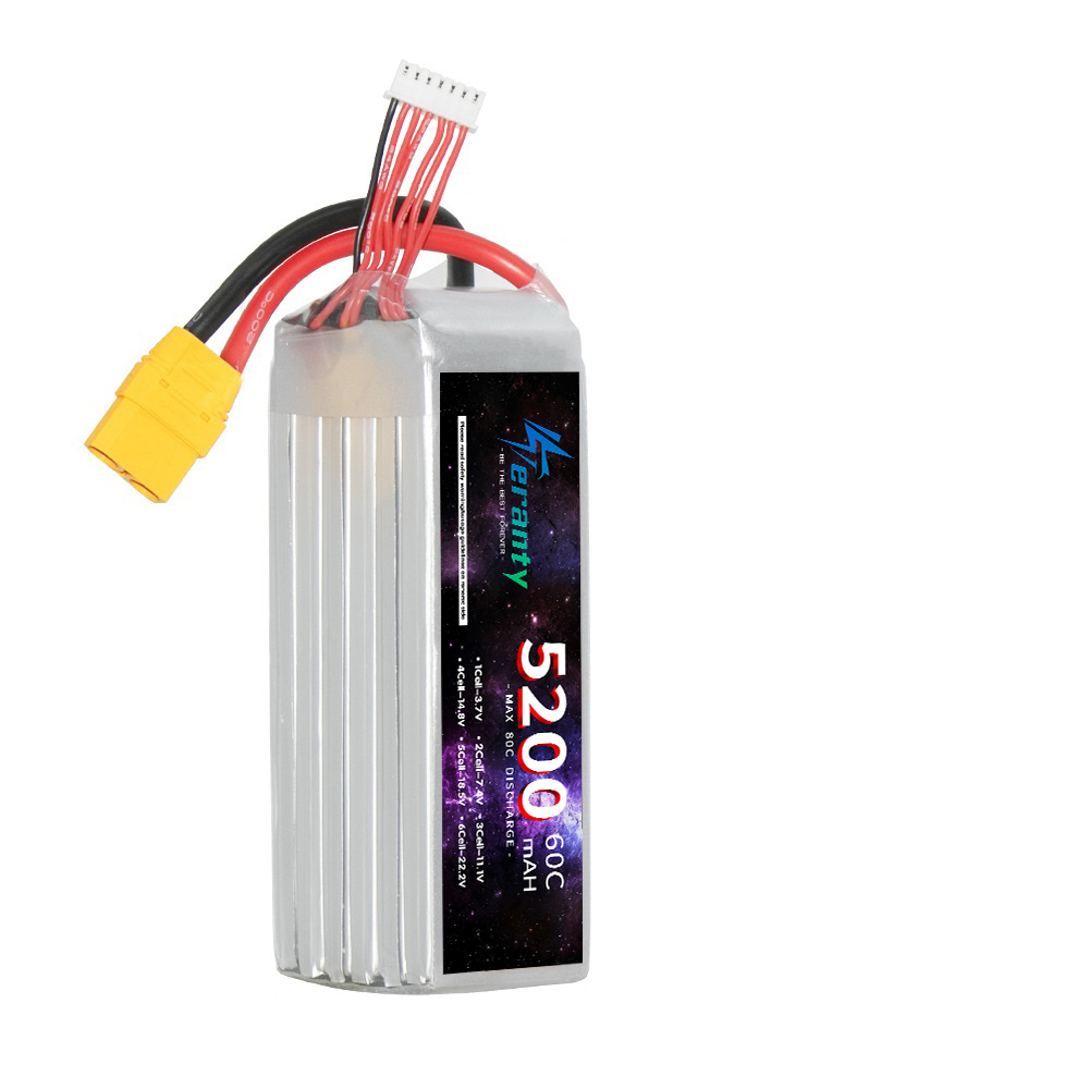 TERANTY 6S 5200mAh Lipo Batter - مراجعة Drone Battery 6S وسعره