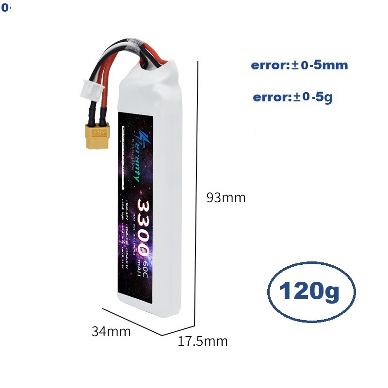 2S 7.4V LiPo Battery 3300mAh 6 - مراجعة Drone Battery Connector وسعره
