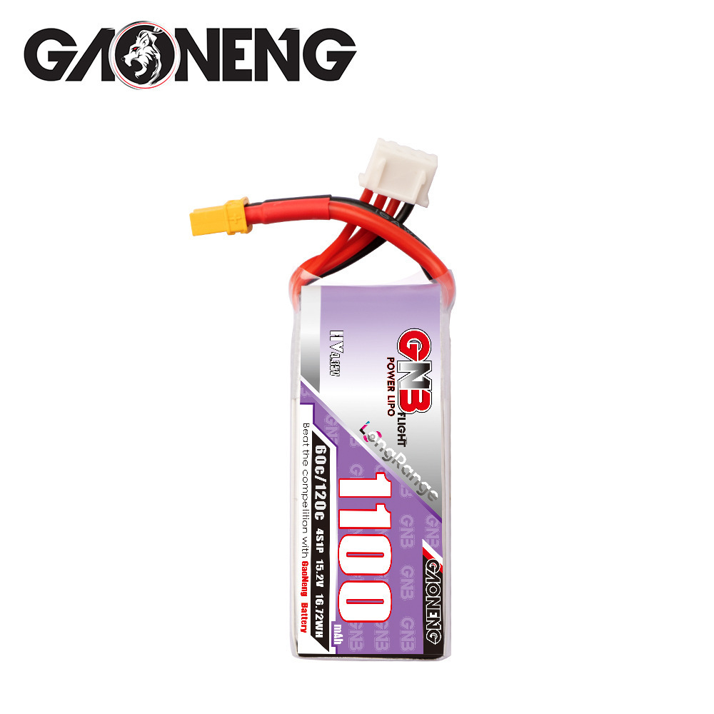 GNB 4S 1100mAh 60C/120C HV Lip - مراجعة Drone Battery Plate وسعره