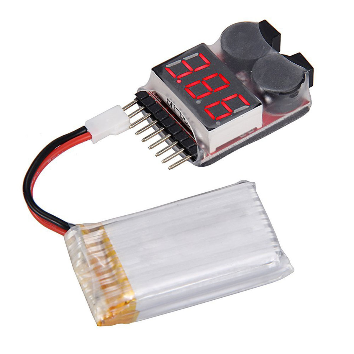 -8S Lipo Battery Voltage Teste - مراجعة Drone Battery Voltage Checker وسعره