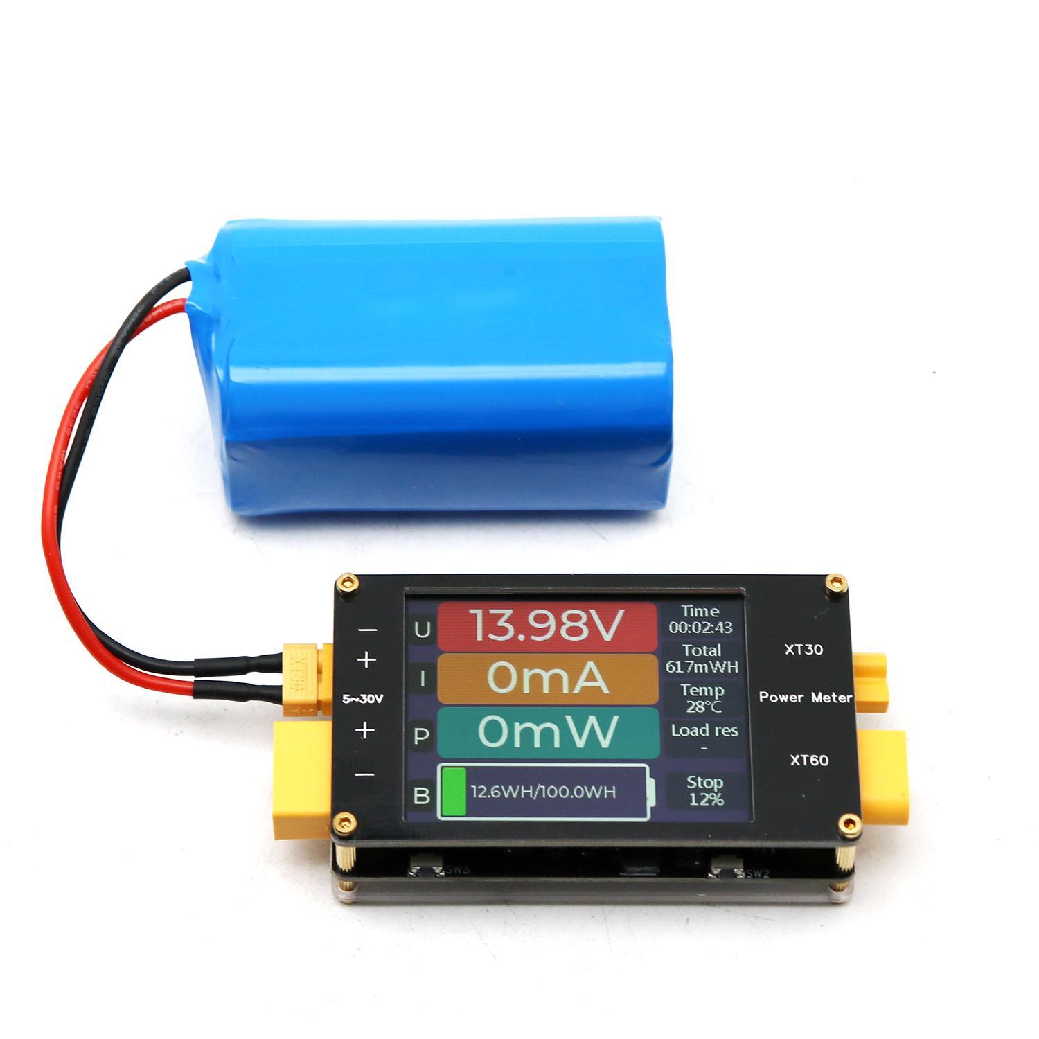 2.4Inch Display Power Meter XT - مراجعة Drone Battery Voltage Checker وسعره