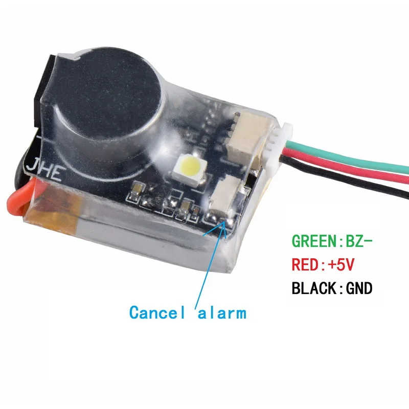 Mini Finder Buzzer JHEMCU JHE2 - مراجعة Drone Battery Alarm وسعره