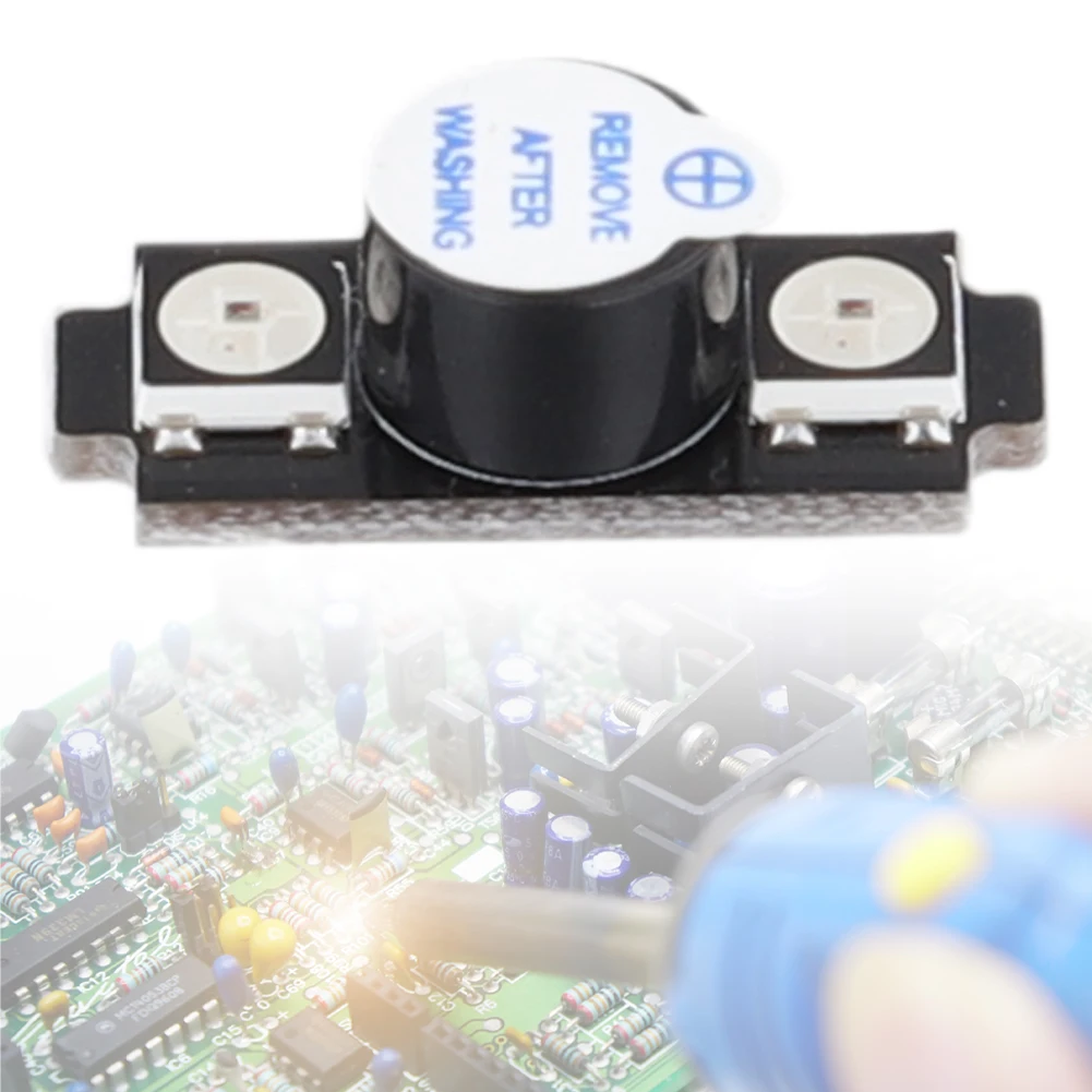 WS2812 Active Alarm Buzzer Col - مراجعة Drone Battery Alarm وسعره