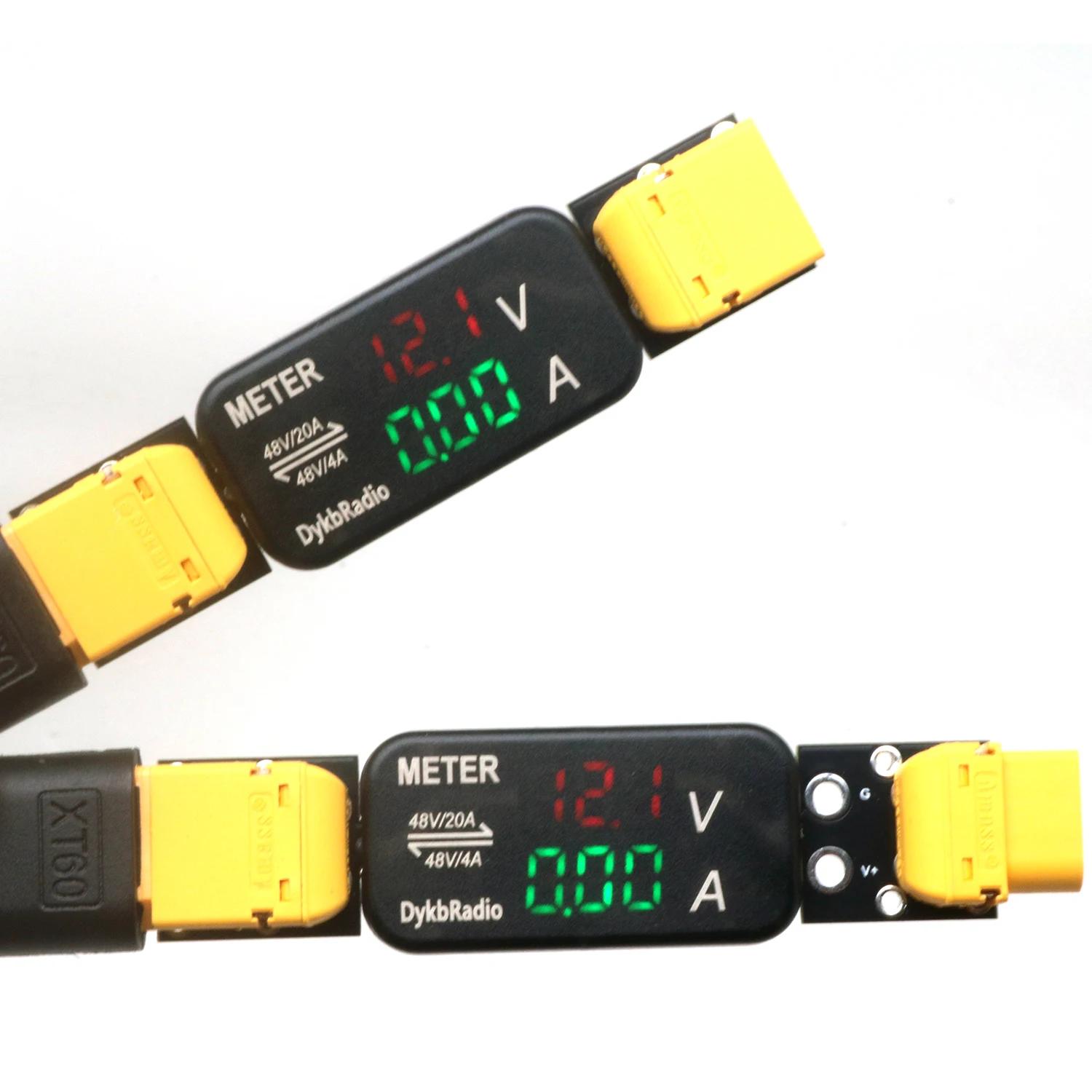 USB XT60 XT30 Voltmeter Ammete - مراجعة Drone Battery Voltage Checker وسعره
