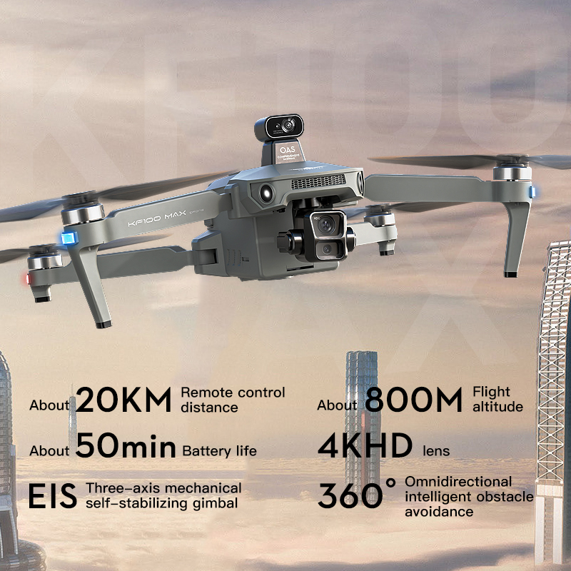 SJRC KF100 MAX 8K UHD Photo HD - مراجعة Drone Battery Case وسعره