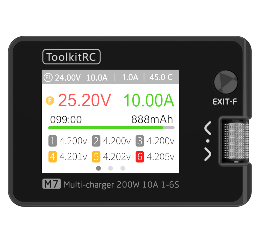 ToolkitRC M7 Charger Intellige - مراجعة Drone Battery Voltage Checker وسعره