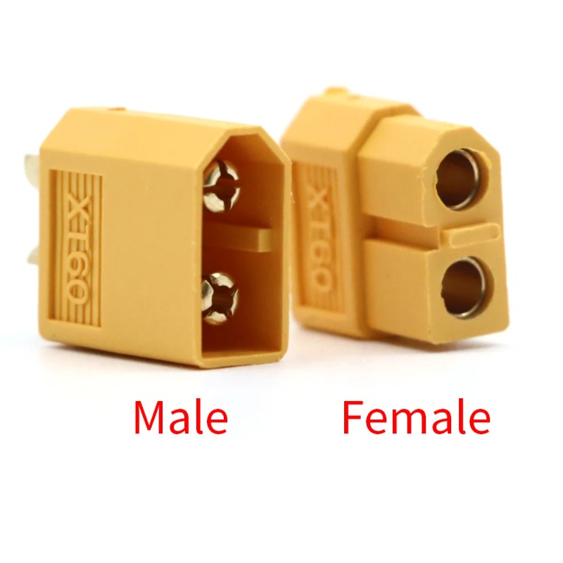 New 10PCS XT60 XT-60 Male Fema - مراجعة Drone Battery Connector وسعره