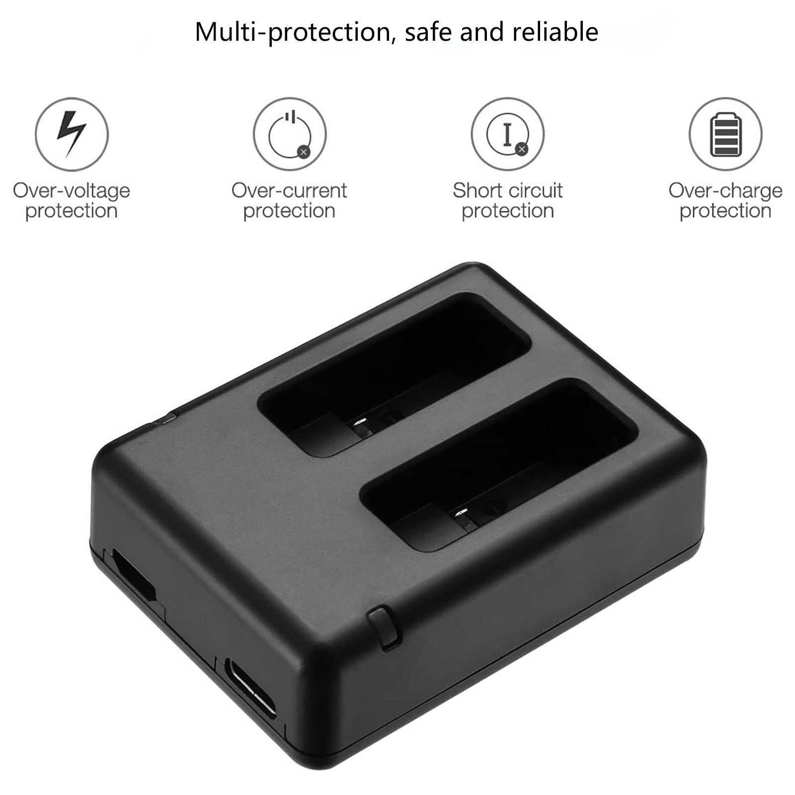 Suitable for GOPRO Hero 5 Char - مراجعة Drone Battery Charger وسعره