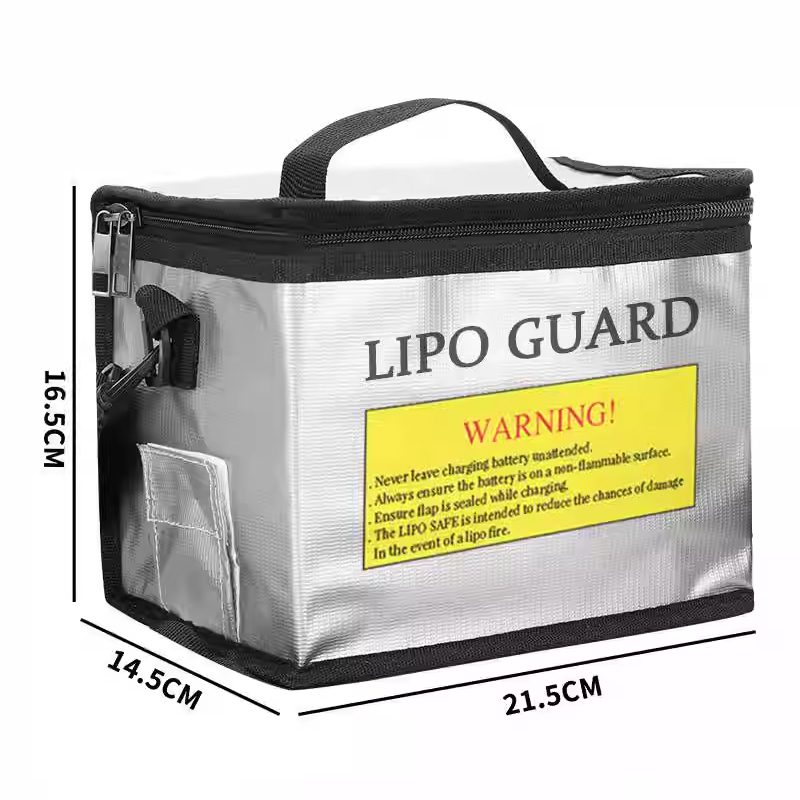 Lipo Battery Safety Bag Portab - مراجعة Drone Battery Bag وسعره
