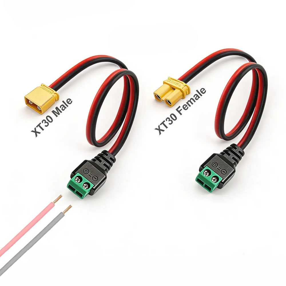 XT30 Male Female Connector Plu - مراجعة Drone Battery Connector وسعره