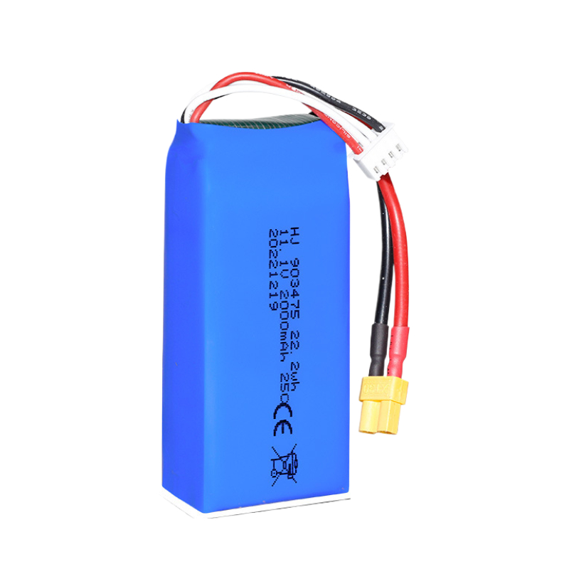 XT30 Plug 11.1v 2000mAh Lipo B - مراجعة Drone Battery 3S وسعره
