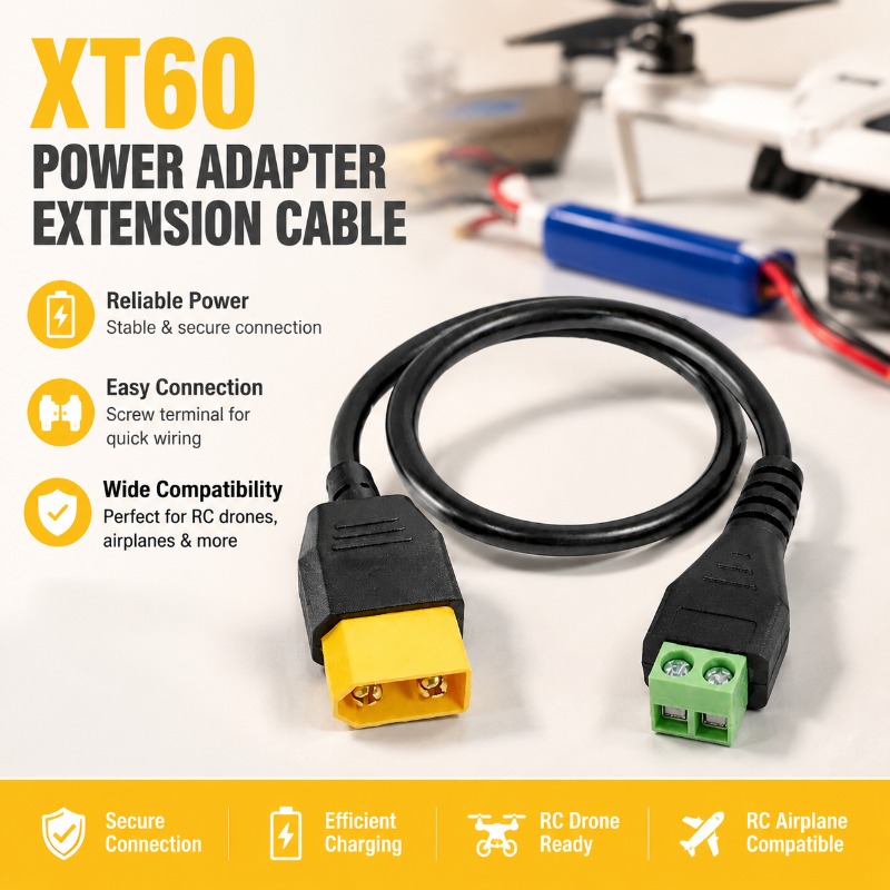 XT60 Connector Male Female To  - مراجعة Drone Battery Connector وسعره