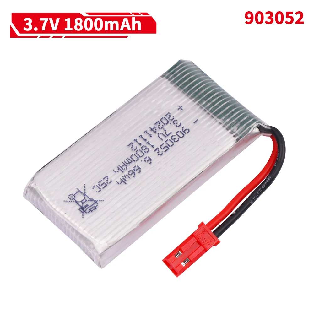 3.7V 1800mAh 903052 lipo Batte - مراجعة Drone Battery Charger وسعره
