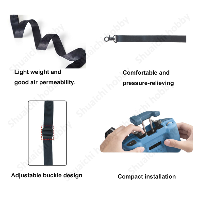 1PCS Remote Controller Adjusta - مراجعة Drone Battery Strap وسعره
