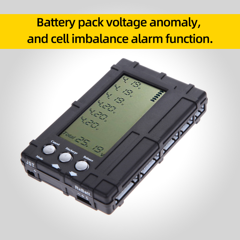 3in1 Battery Balancer LCD Disp - مراجعة Drone Battery Voltage Checker وسعره
