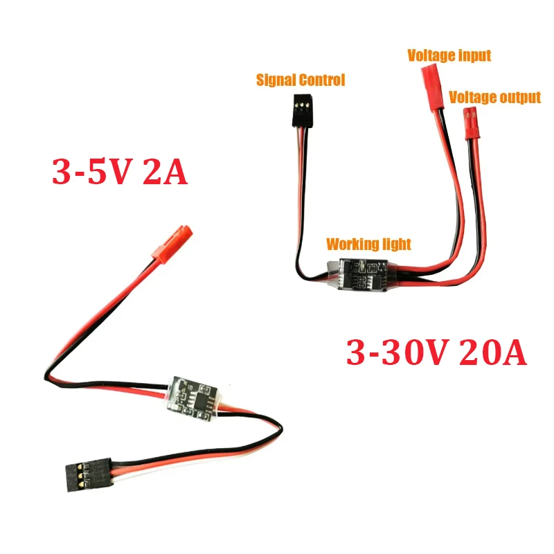 2-20A High Current Remote Cont - مراجعة Drone Battery High Voltage وسعره