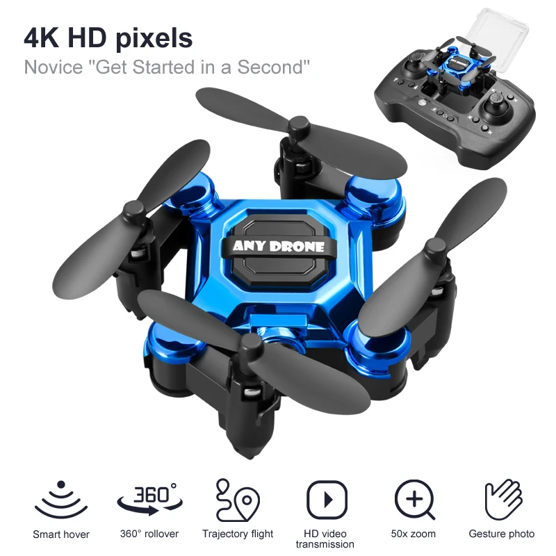 4K Camera HD RC Drone Fold Rem - مراجعة Drone Battery Smart وسعره