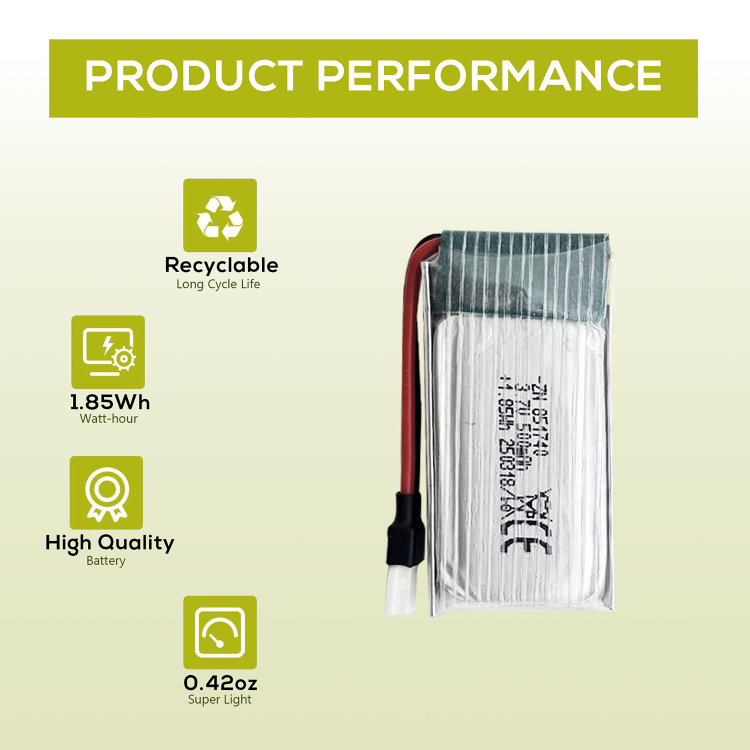 5Pcs 3.7V 500mAh LiPo Batterie - مراجعة Drone Battery Balance Charger وسعره