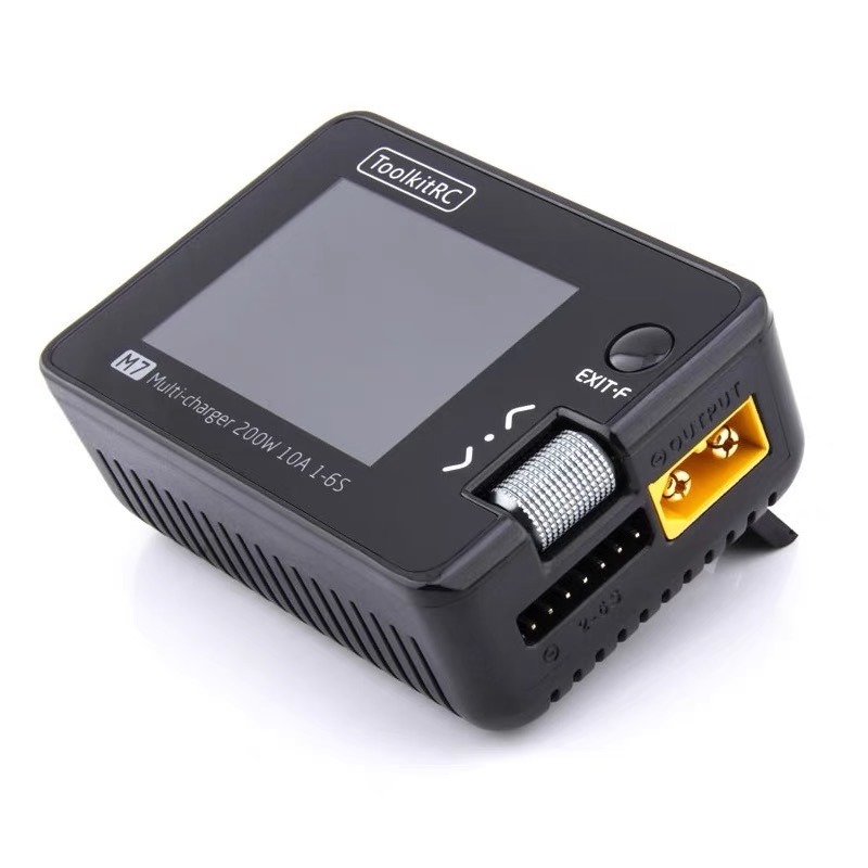 For ToolkitRC M7 200W 10A DC C - مراجعة Drone Battery Voltage Checker وسعره