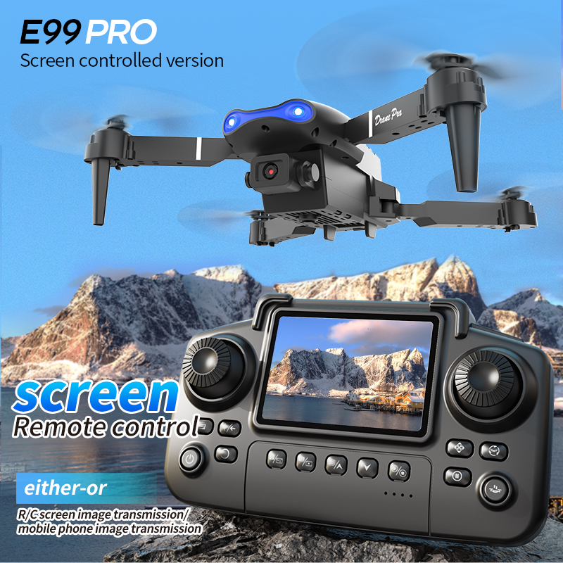E99 PRO Drone Screen Control A - مراجعة Drone Battery Case وسعره