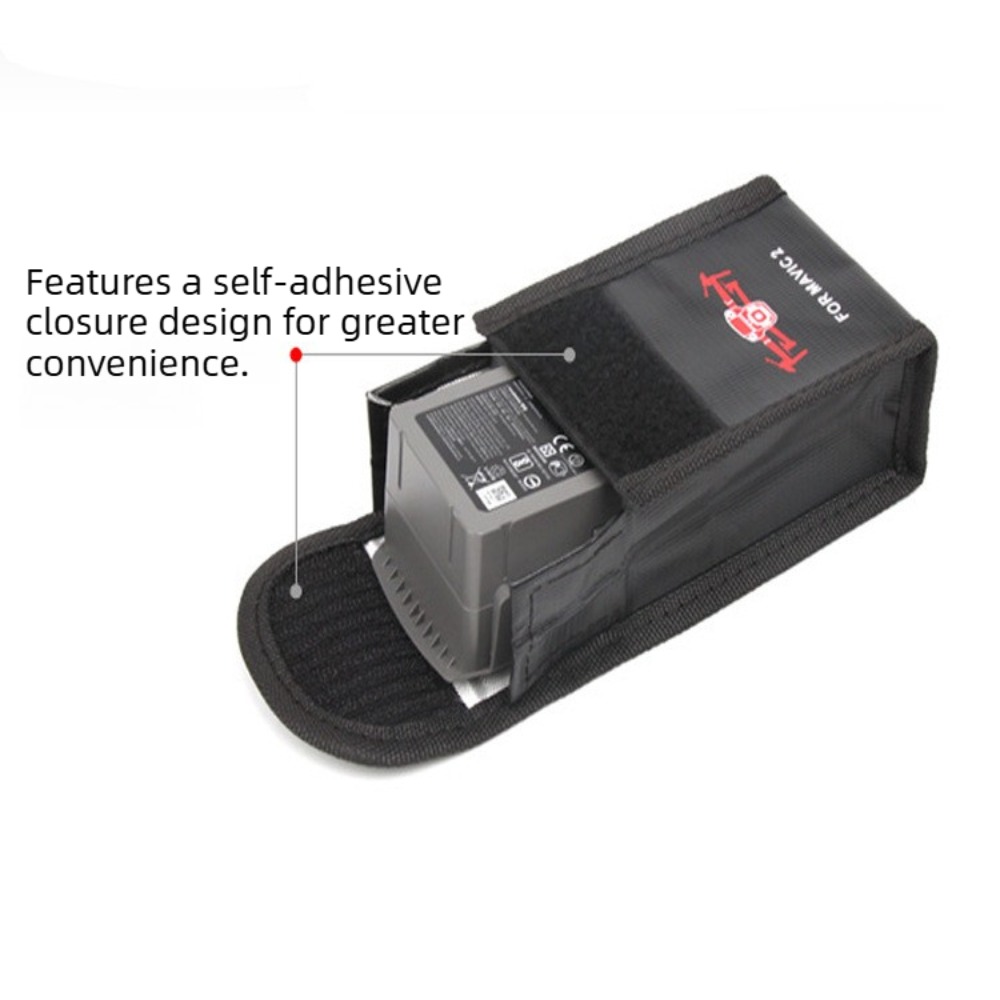 For DJI MAVIC 2 Drone LiPo Bat - مراجعة Drone Battery Bag وسعره