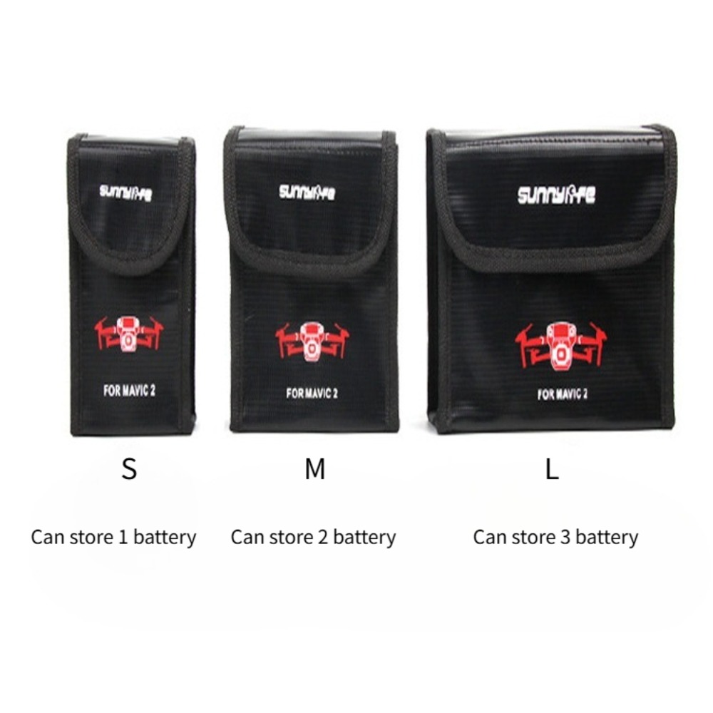 For DJI MAVIC 2 Drone LiPo Bat - مراجعة Drone Battery Bag وسعره