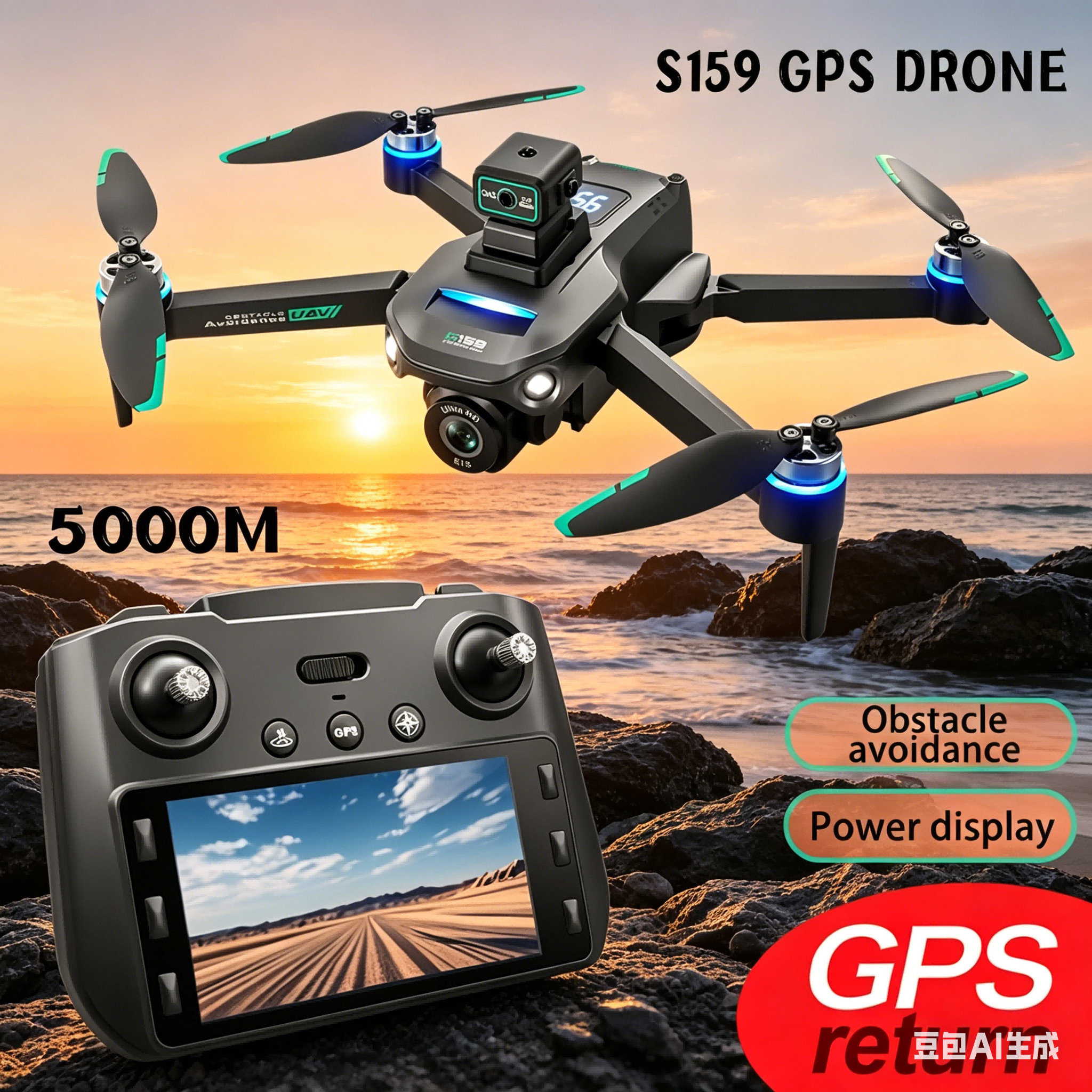 S159 GPS Drone 4K Profesional  - مراجعة Drone Battery Balance Charger وسعره