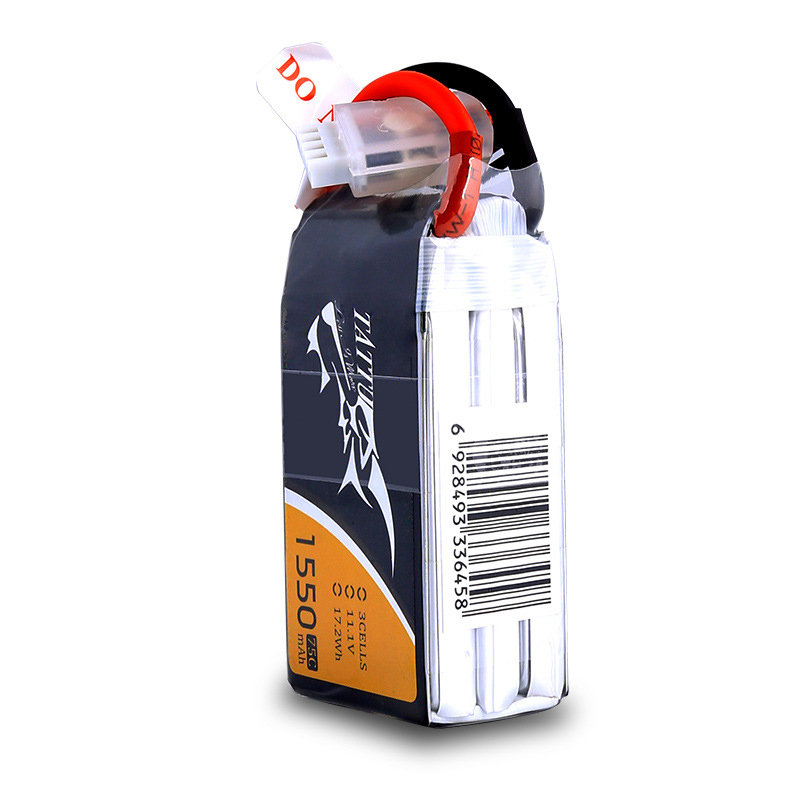 TATTU 3S 11.1V 1550mAh 75C LiP - مراجعة Drone Battery 3S وسعره